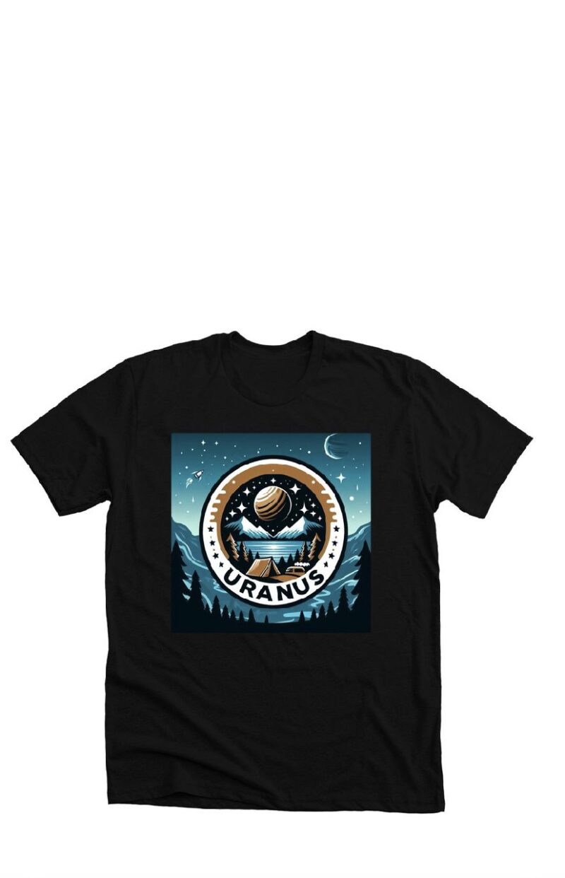 Camping in Uranus Logo T-Shirt